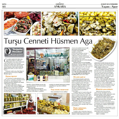 Cumhuriyet Gazetesi 2012